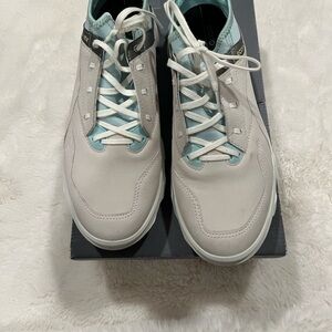 Ecco MX W Women's Shadow White and Teal Sneakers